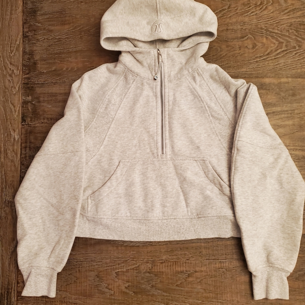 Lululemon Crop Half Zip Sweatshirt - XS/S - Gray